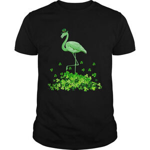 Flamingo St Patricks Day Women Irish Flamingo Shirt